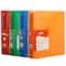 JAM Paper 3" Glass Twill Plastic 3-Ring Binders, 4ct.